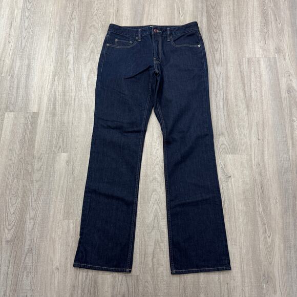 Bonobos Bootcut Jeans Men's 33x34 Blue Dark Wash Denim Western Rodeo Rancher - Picture 1 of 11